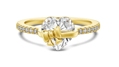 Ayra Heart Bow Promise Ring