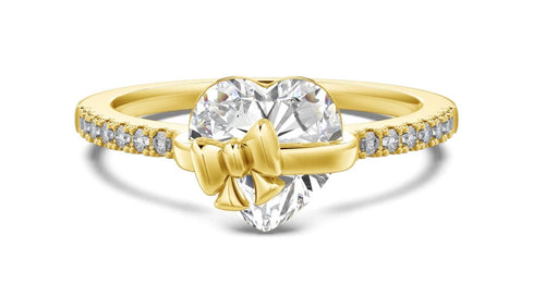 Ayra Heart Bow Promise Ring